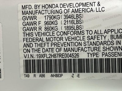 2024 Honda Civic Sport