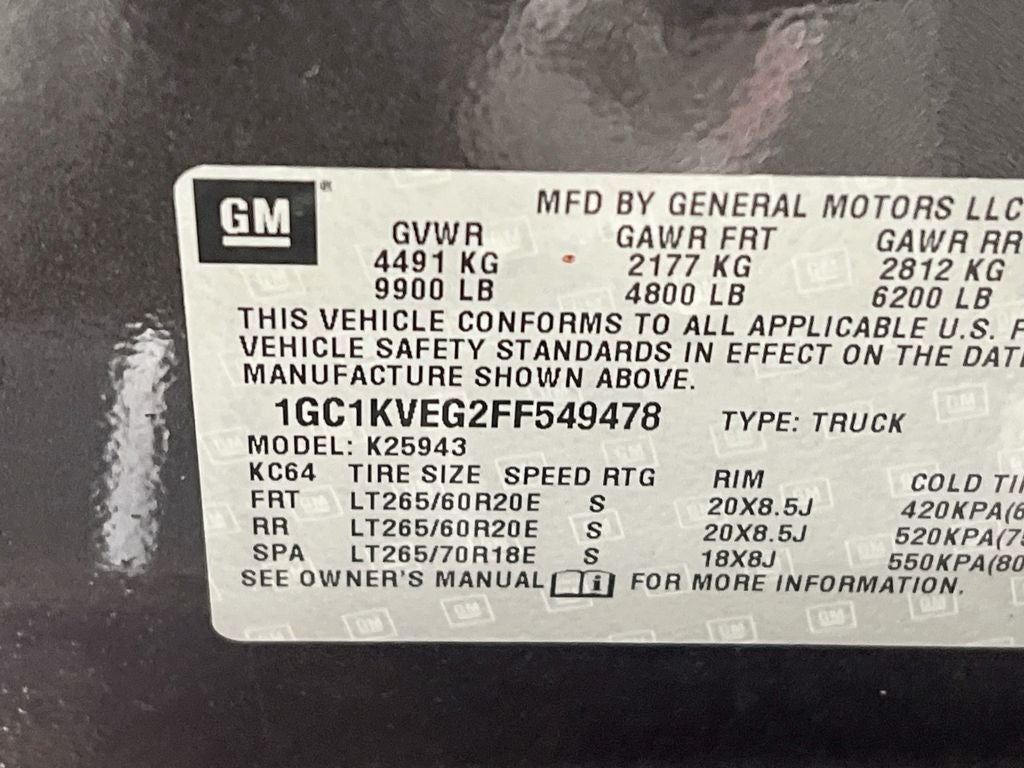 2015 Chevrolet Silverado 2500HD LT