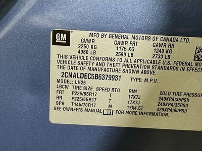 2011 Chevrolet Equinox LT 1LT
