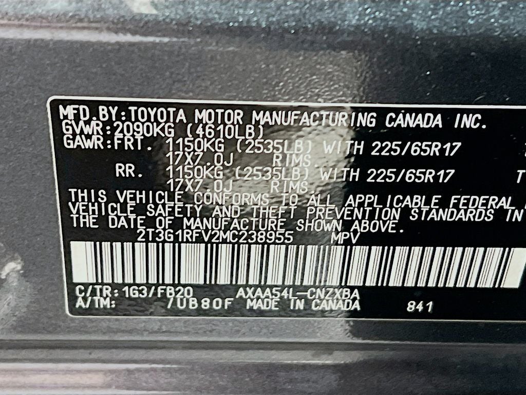 2021 Toyota RAV4 LE