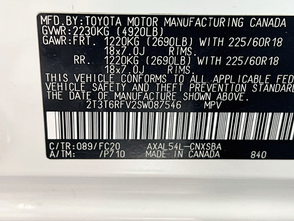 2025 Toyota RAV4 Hybrid SE