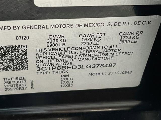 2020 GMC Sierra 1500 SLE