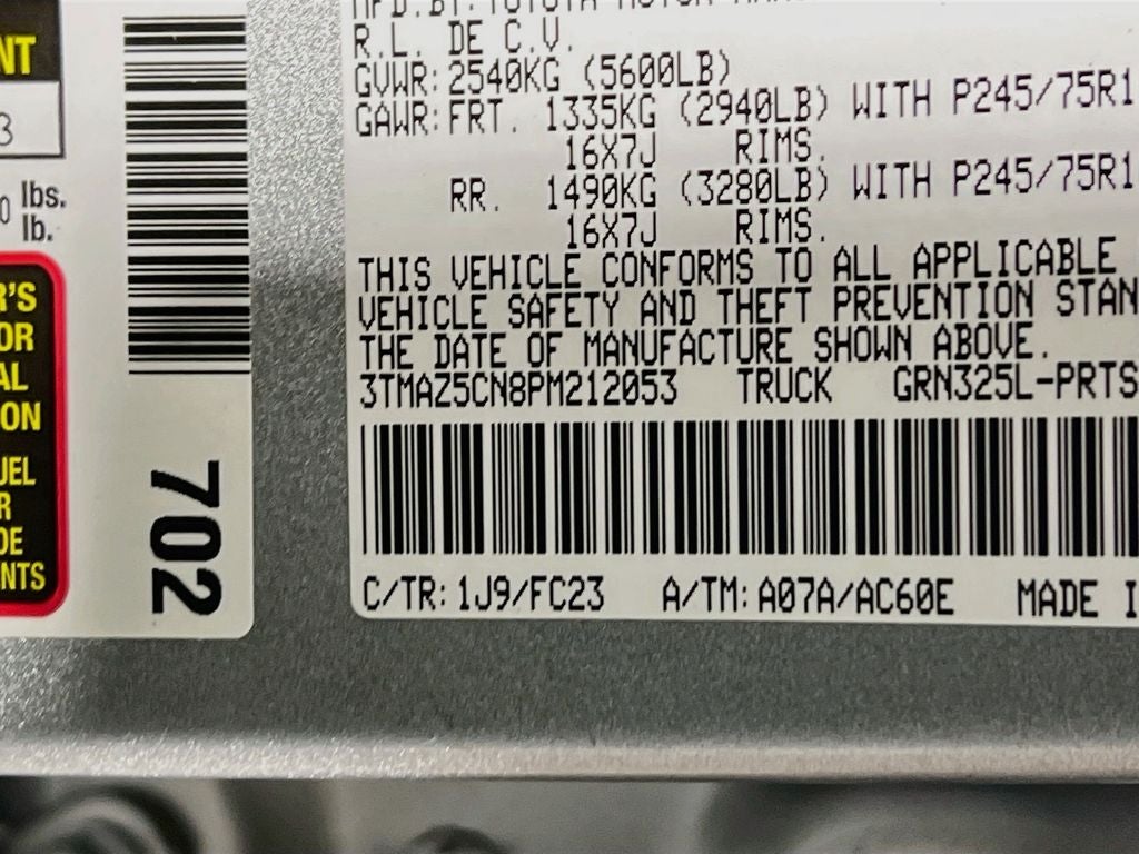 2023 Toyota Tacoma SR5 V6