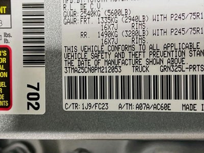 2023 Toyota Tacoma SR5 V6