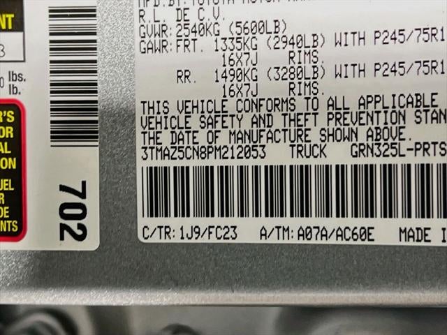 2023 Toyota Tacoma SR5 V6