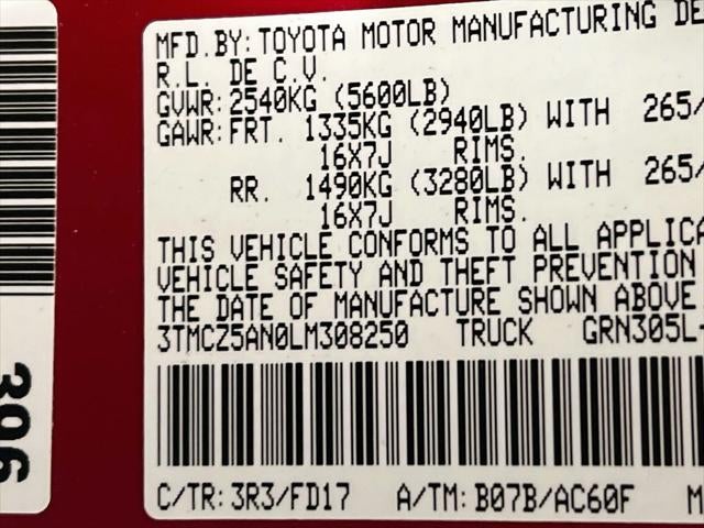 2020 Toyota Tacoma TRD Off-Road V6