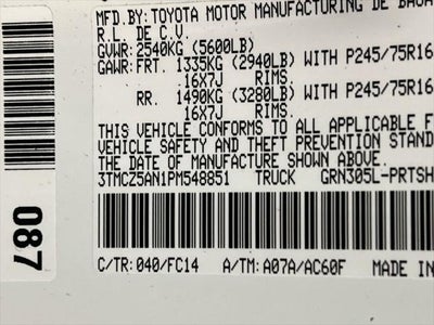 2023 Toyota Tacoma SR5 V6