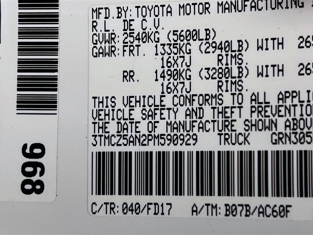 2023 Toyota Tacoma TRD Off-Road V6