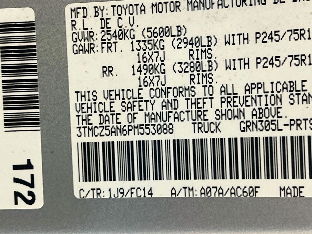 2023 Toyota Tacoma SR5 V6