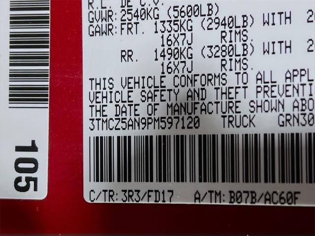 2023 Toyota Tacoma TRD Off-Road V6