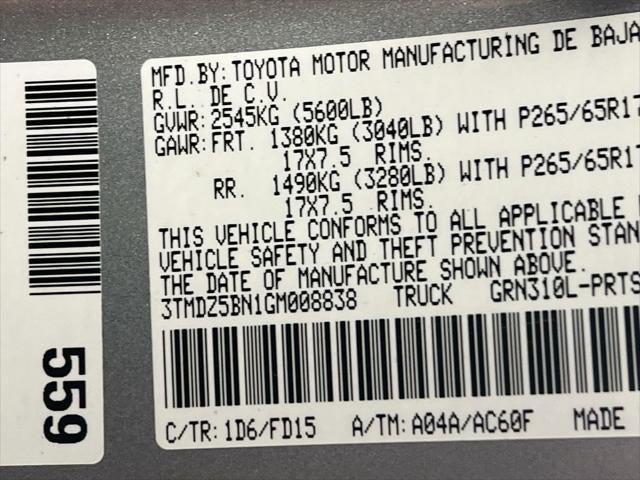 2016 Toyota Tacoma TRD Sport V6