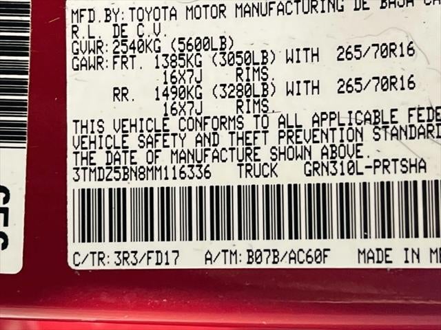 2021 Toyota Tacoma TRD Off-Road V6