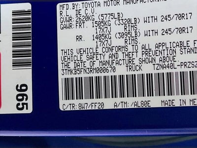 2024 Toyota Tacoma SR5