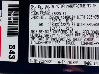 2024 Toyota Tacoma TRD Sport