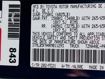 2024 Toyota Tacoma TRD Sport