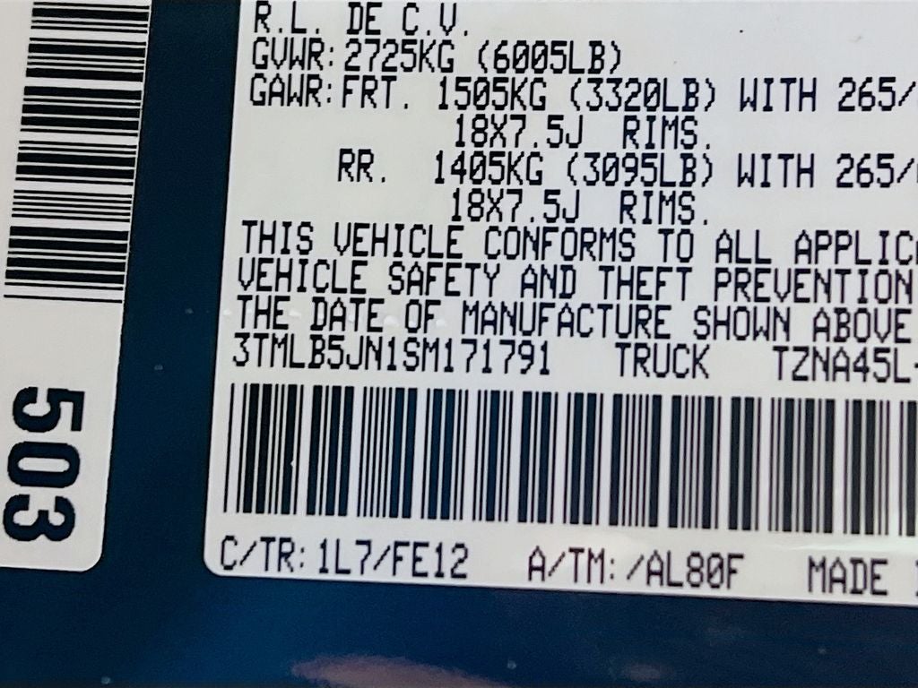 2025 Toyota Tacoma TRD Sport