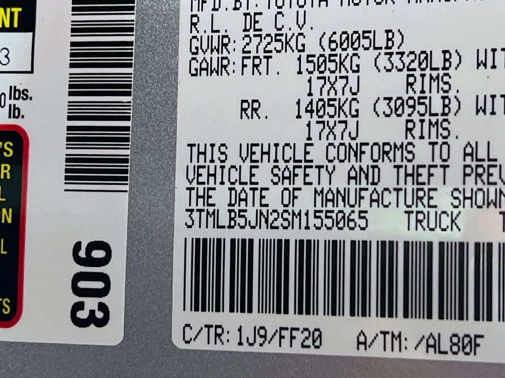2025 Toyota Tacoma SR5