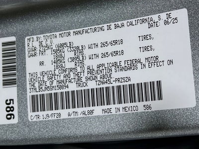 2025 Toyota Tacoma SR5