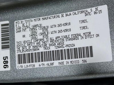 2025 Toyota Tacoma SR5