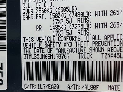 2025 Toyota Tacoma TRD Off-Road