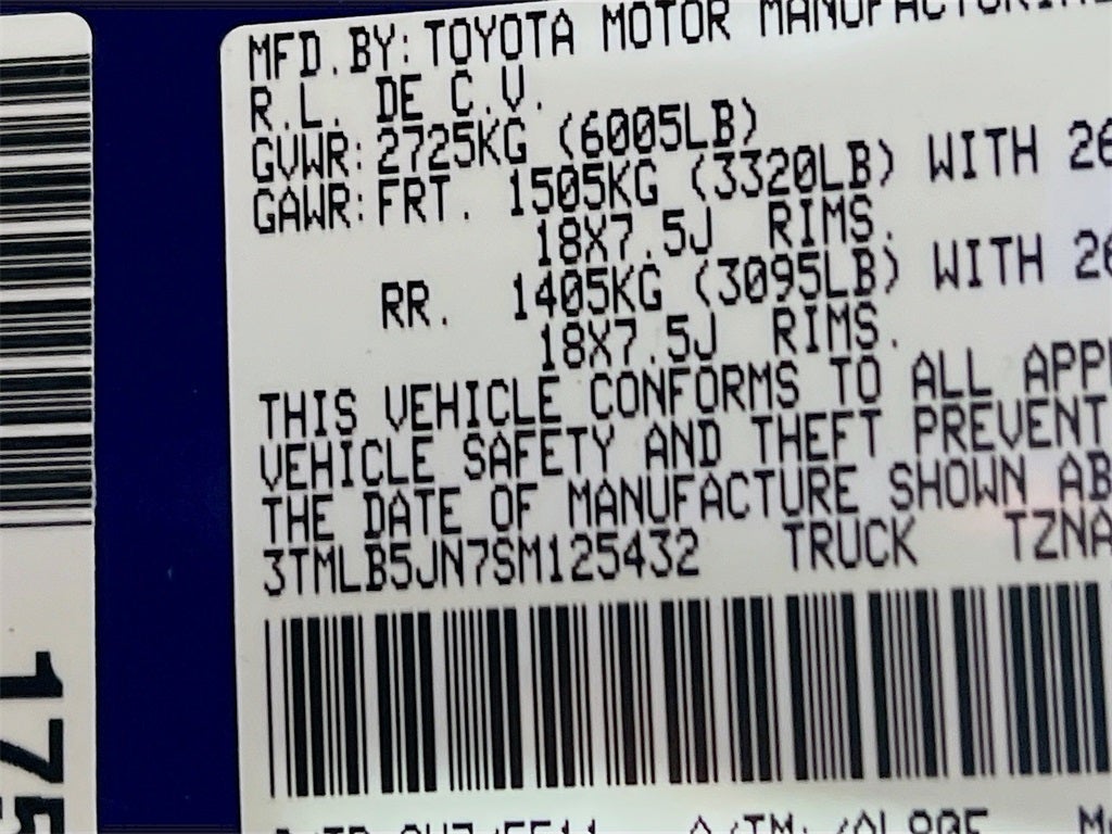 2025 Toyota Tacoma TRD Sport