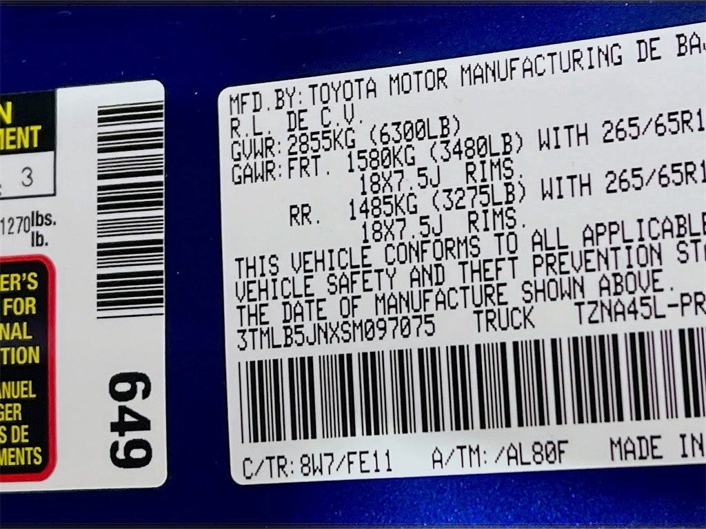 2025 Toyota Tacoma TRD Sport