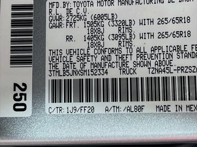 2025 Toyota Tacoma SR5