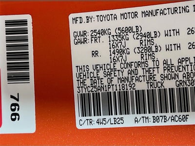 2023 Toyota Tacoma TRD Pro V6