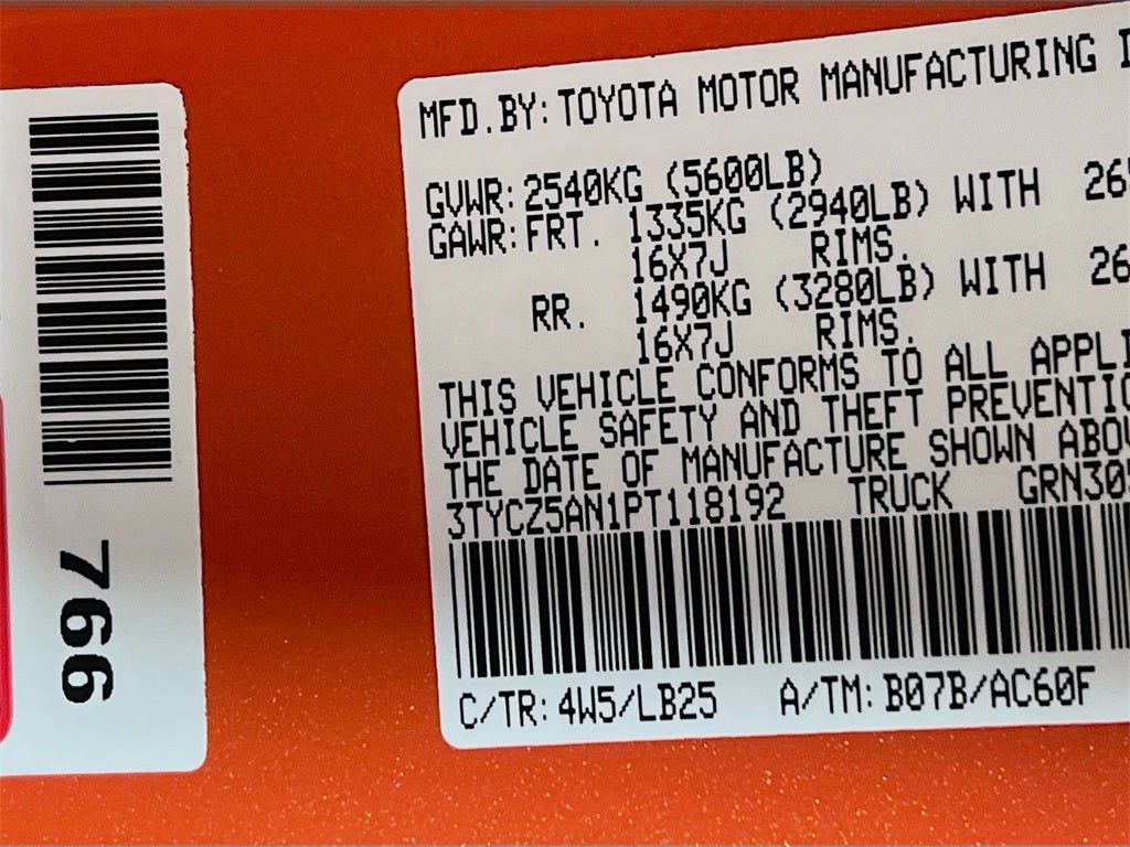 2023 Toyota Tacoma TRD Pro V6