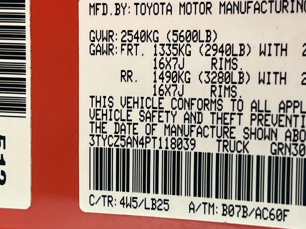 2023 Toyota Tacoma TRD Pro V6