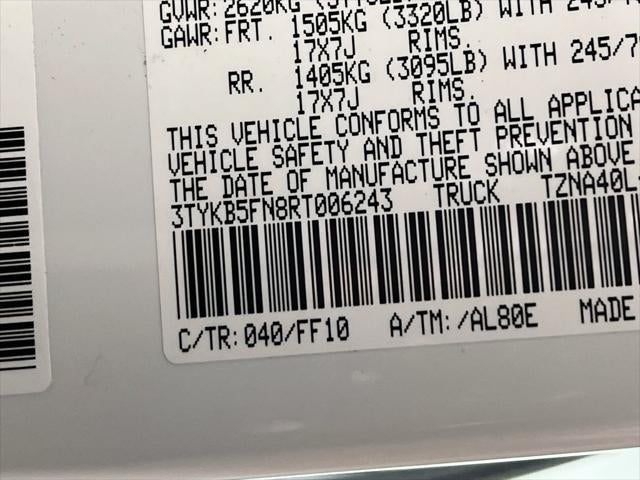 2024 Toyota Tacoma SR5