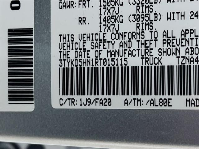 2024 Toyota Tacoma SR