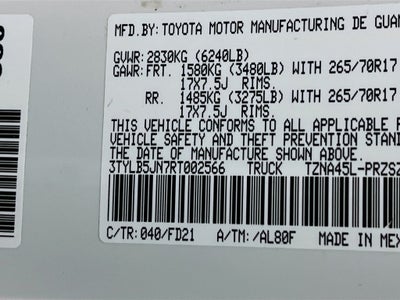 2024 Toyota Tacoma SR5