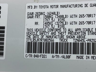 2024 Toyota Tacoma SR5