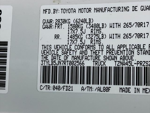 2024 Toyota Tacoma SR5