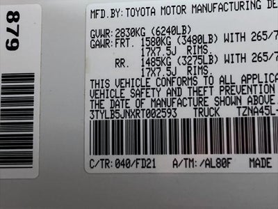 2024 Toyota Tacoma SR5