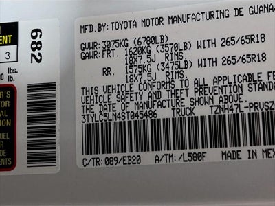 2025 Toyota Tacoma Hybrid Limited