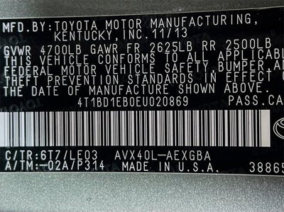 2014 Toyota Avalon Hybrid XLE Touring