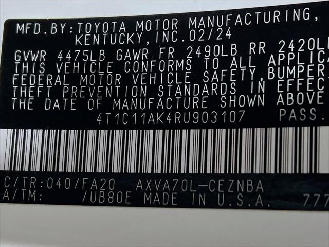 2024 Toyota Camry LE