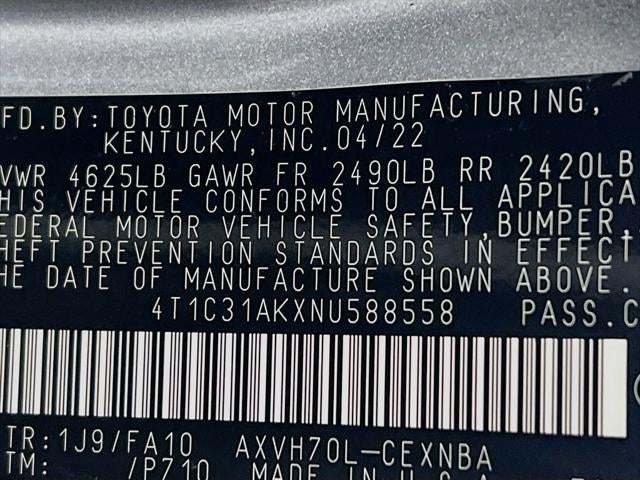 2022 Toyota Camry Hybrid LE
