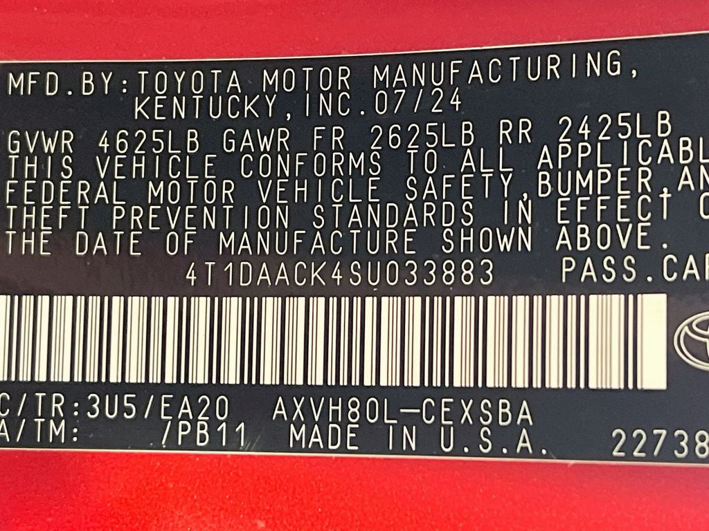 2025 Toyota Camry SE