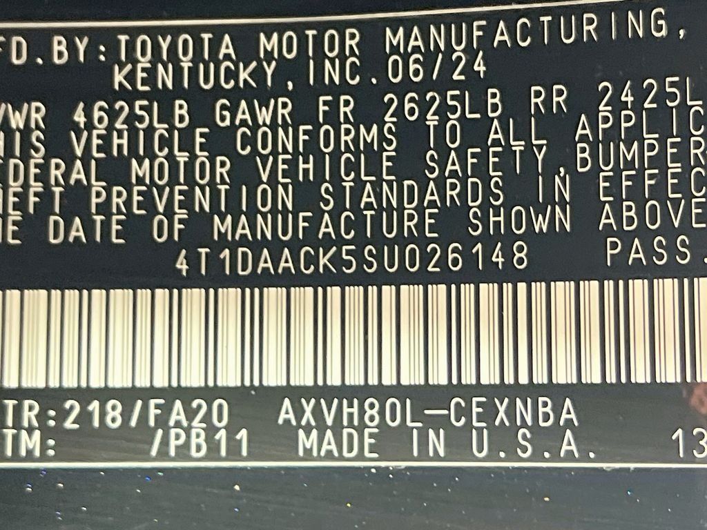 2025 Toyota Camry LE