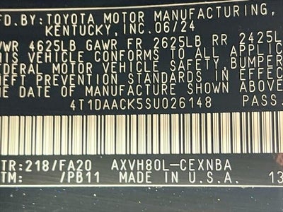 2025 Toyota Camry LE
