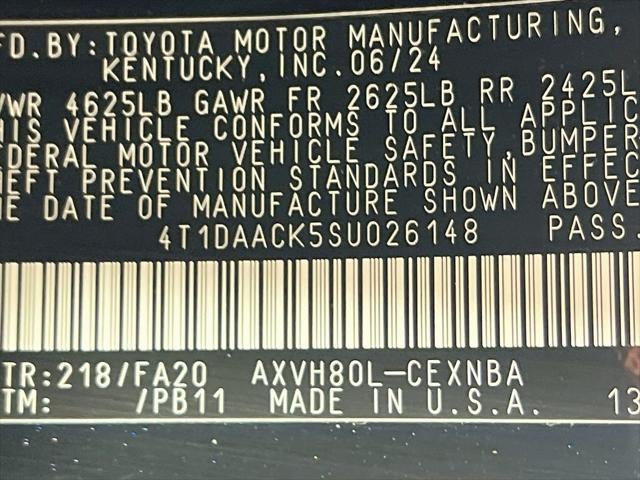 2025 Toyota Camry LE