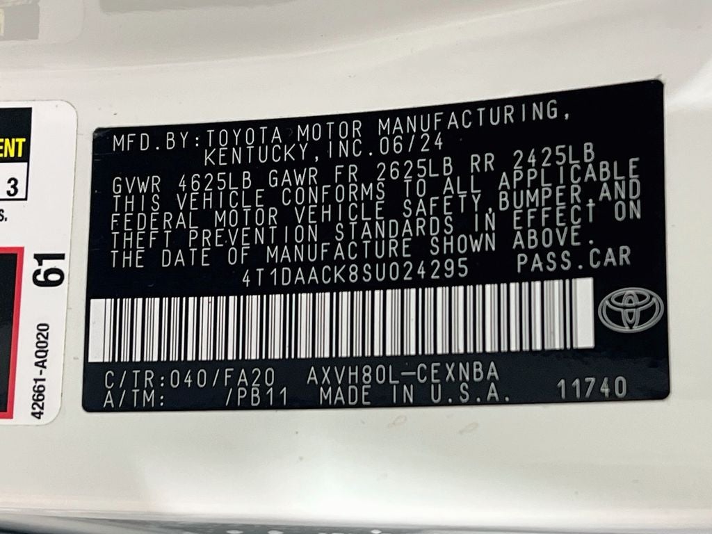 2025 Toyota Camry LE