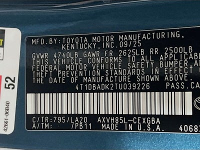 2026 Toyota Camry XLE