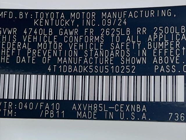 2025 Toyota Camry LE