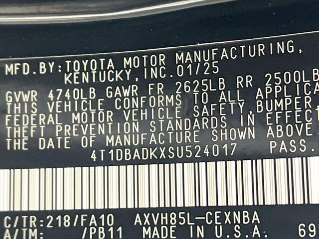 2025 Toyota Camry LE