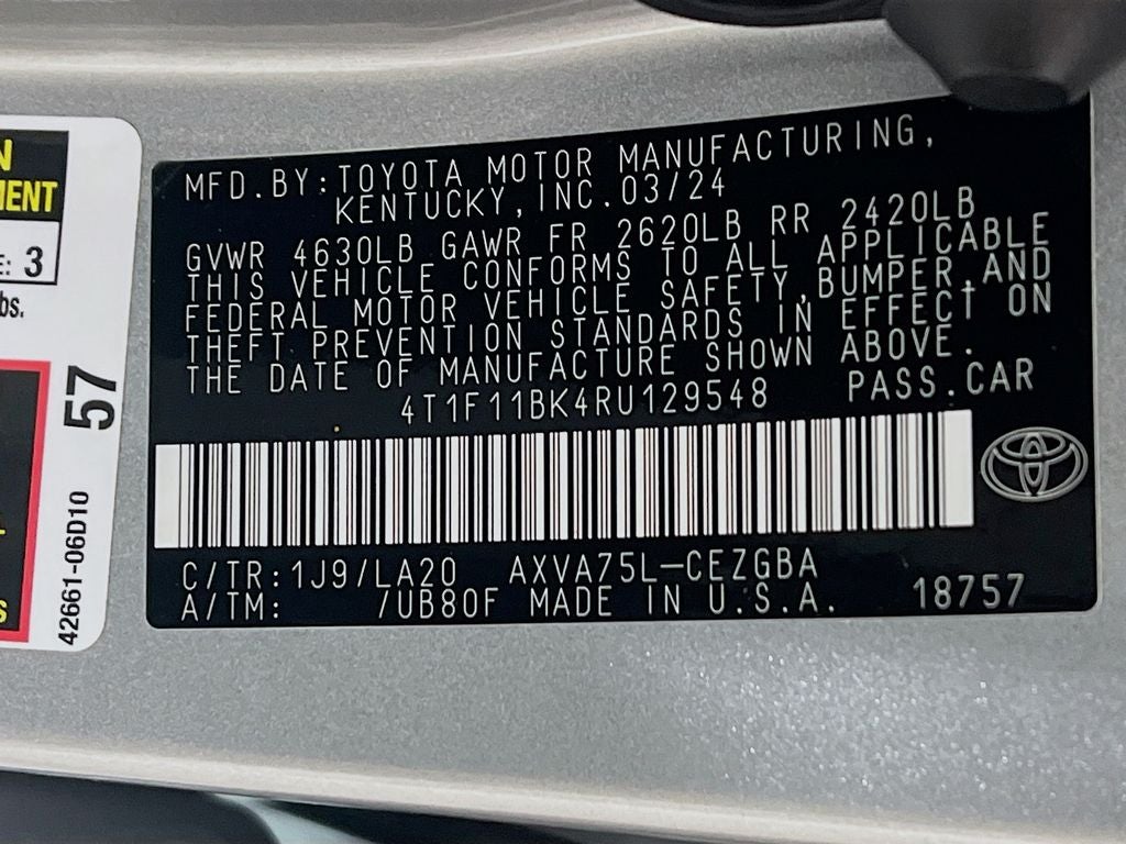 2024 Toyota Camry XLE