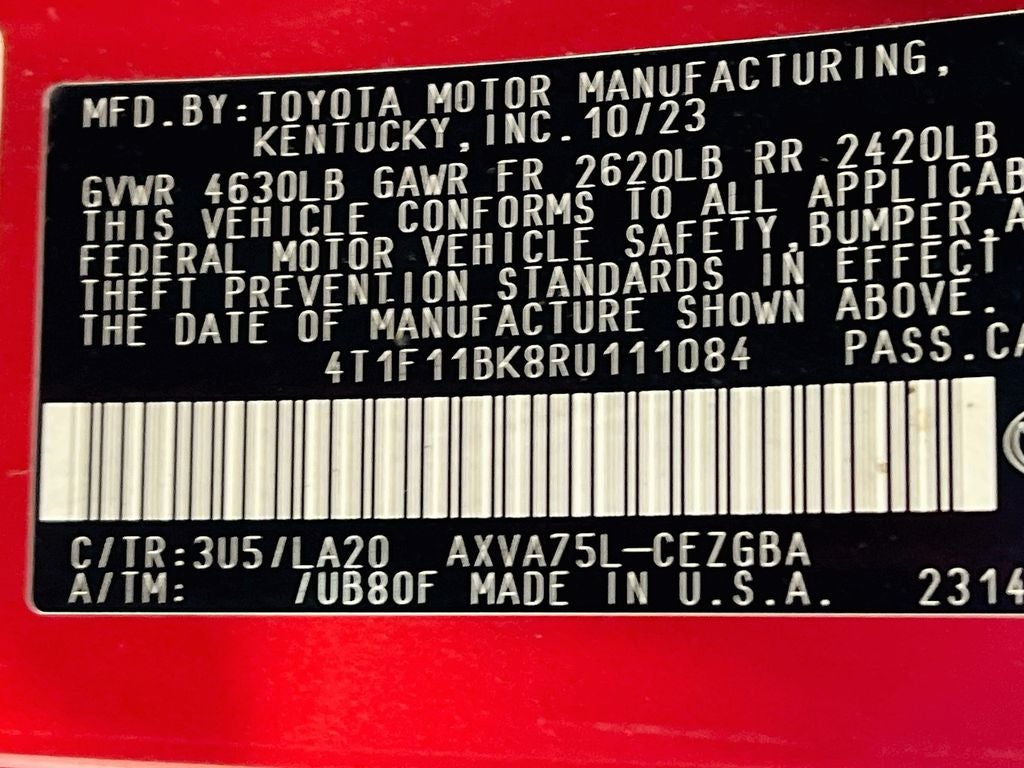 2024 Toyota Camry XLE